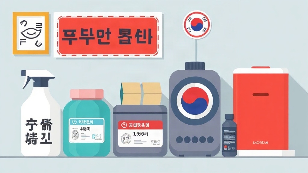 생활용품 표시사항에서 확인해야 하는 항목 - 제조국과 제조년월이 표시된 생활용품 라벨