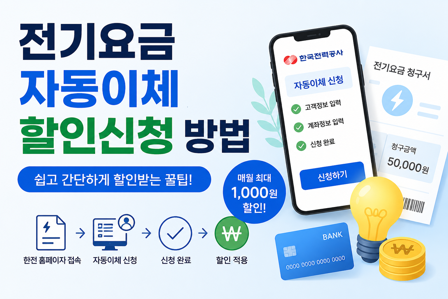 전기요금 자동이체 할인
